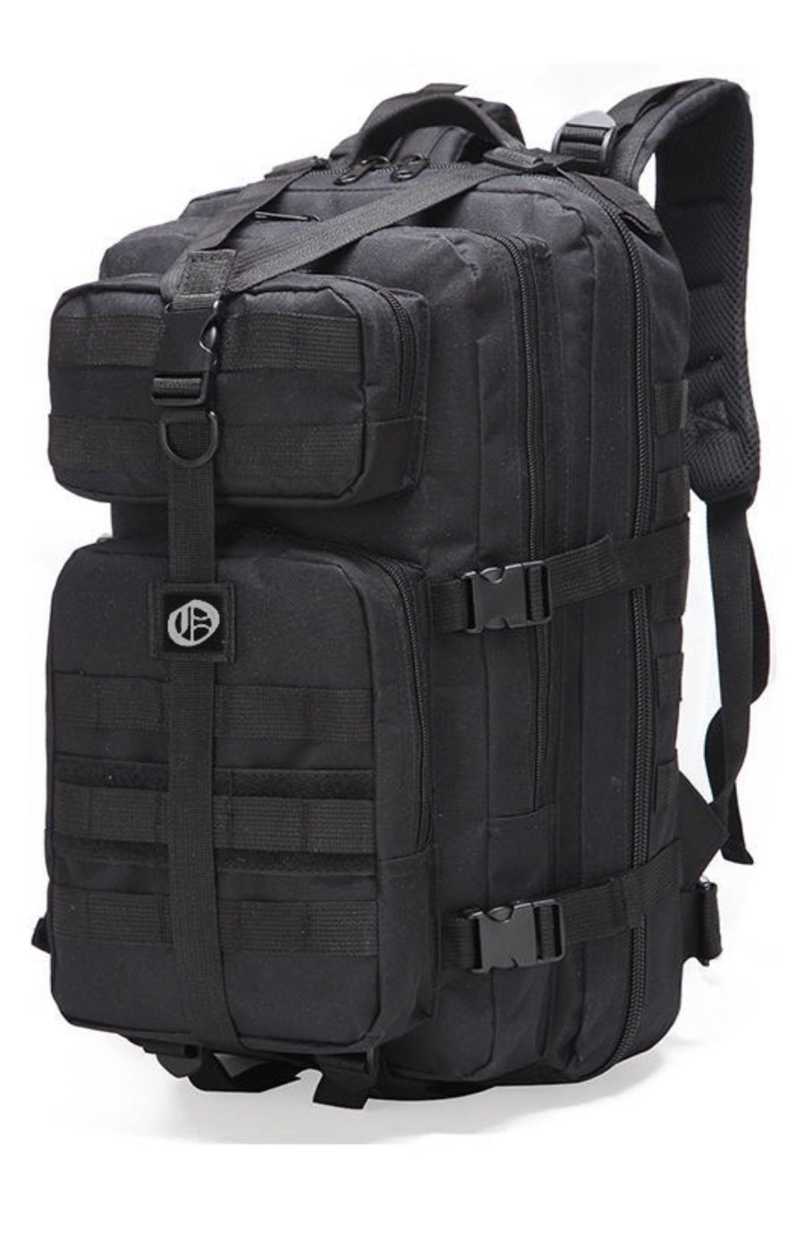 Olokun Black medium-sized Tactical Molle Backpack