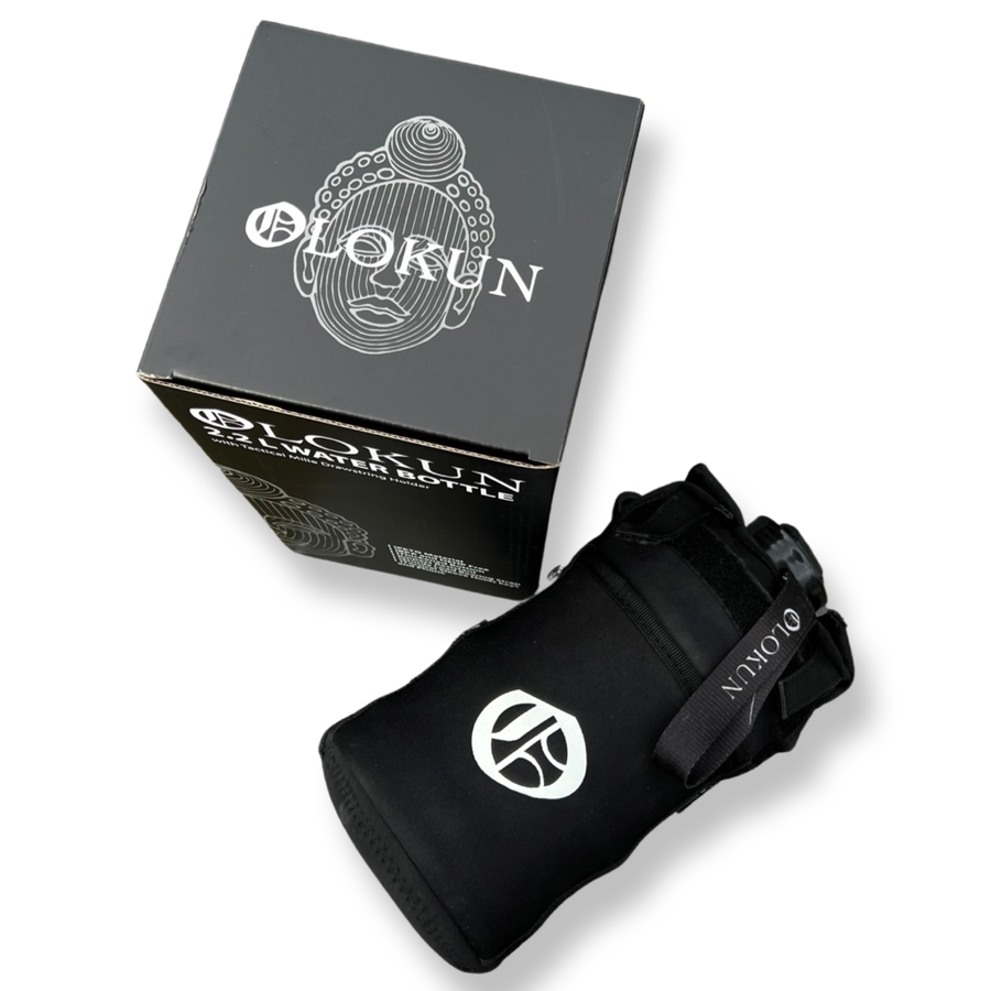 OLOKUN 2.2L Water Bottle WITH Black Sleeve