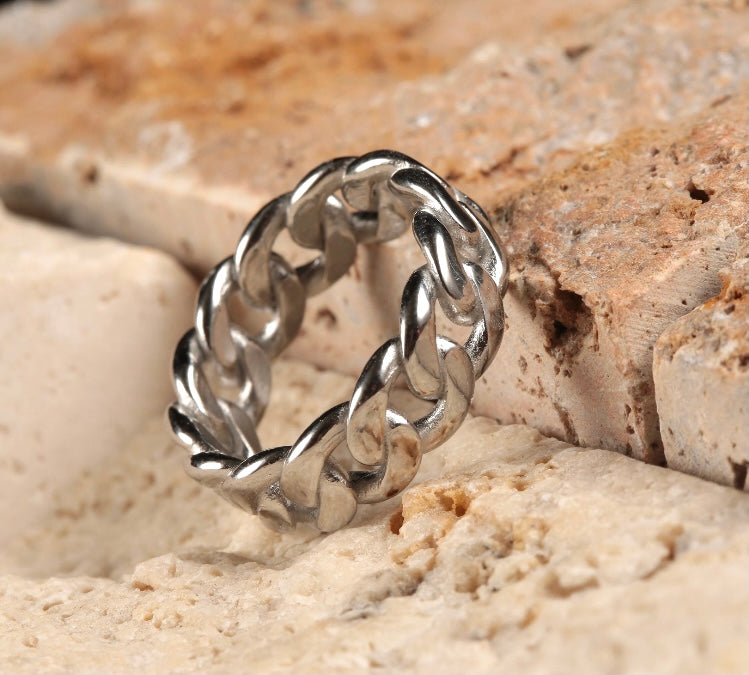 Unisex Cuba Rings (SILVER)