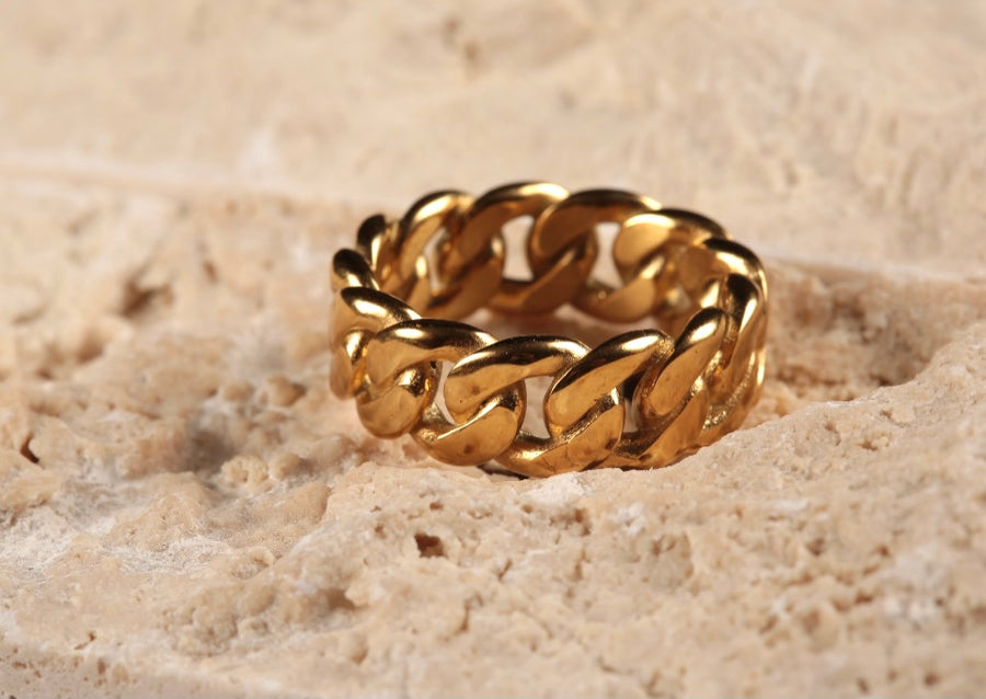 Unisex Cuba Rings (GOLD)
