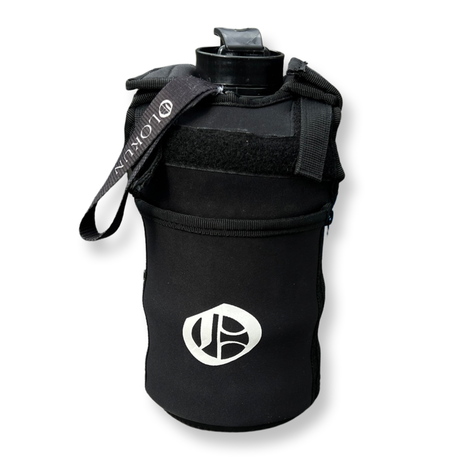 OLOKUN 2.2L Water Bottle WITH Black Sleeve
