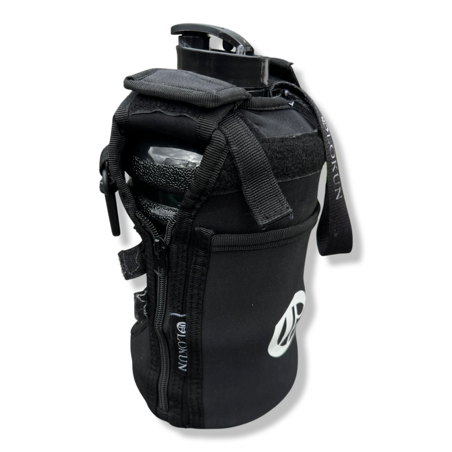 OLOKUN 2.2L Water Bottle WITH Black Sleeve